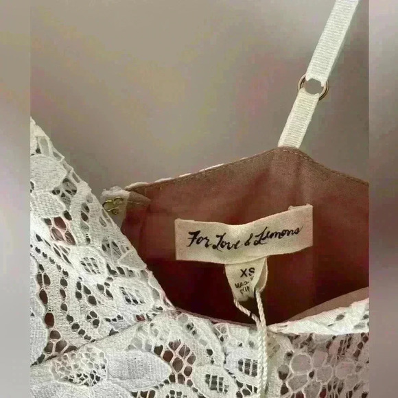 For love and lemons Botanic Midi dress Ivory fairycore romantic boho - Picture 4 of 6